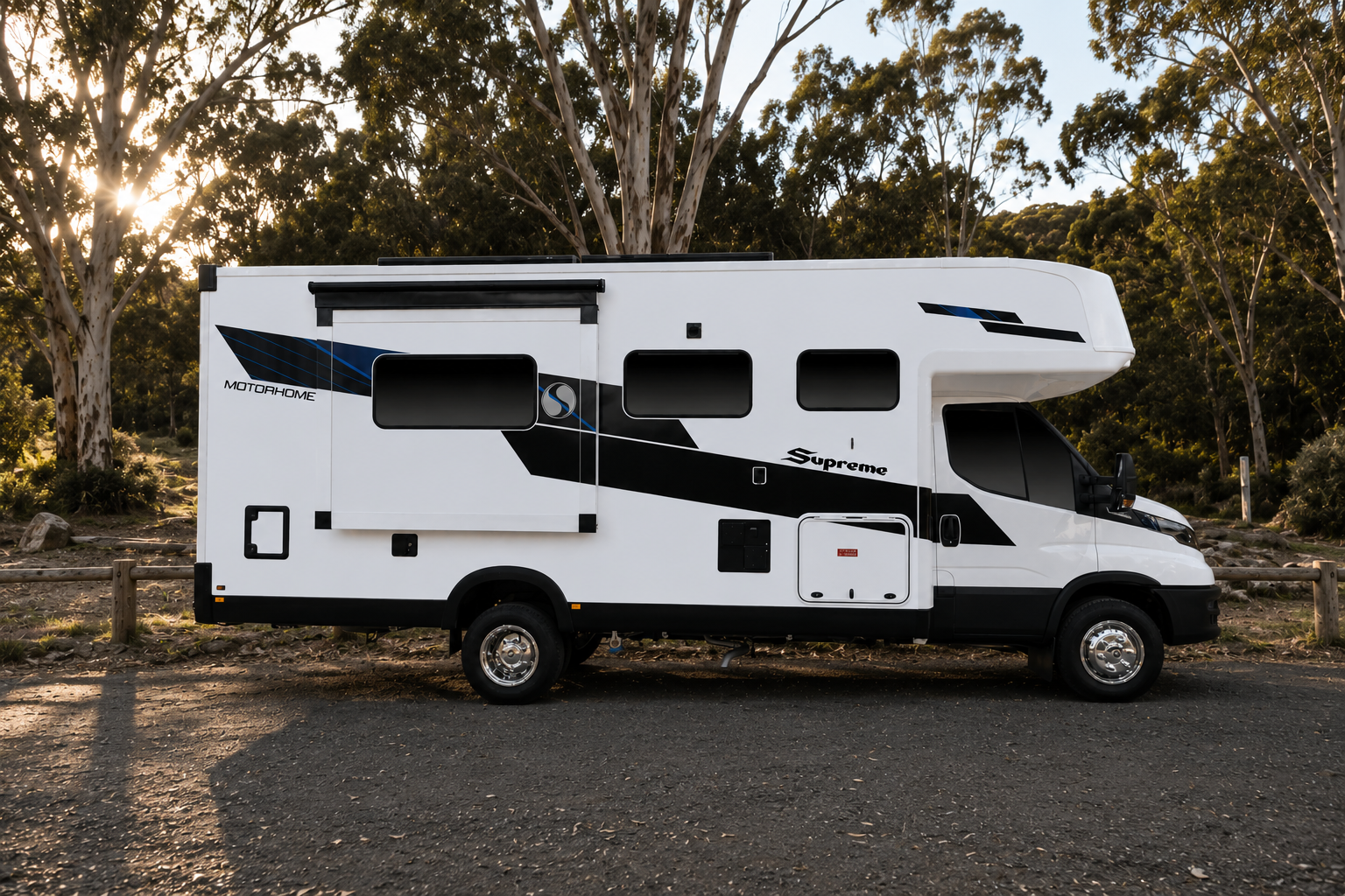 Supreme motorhome ready for touring