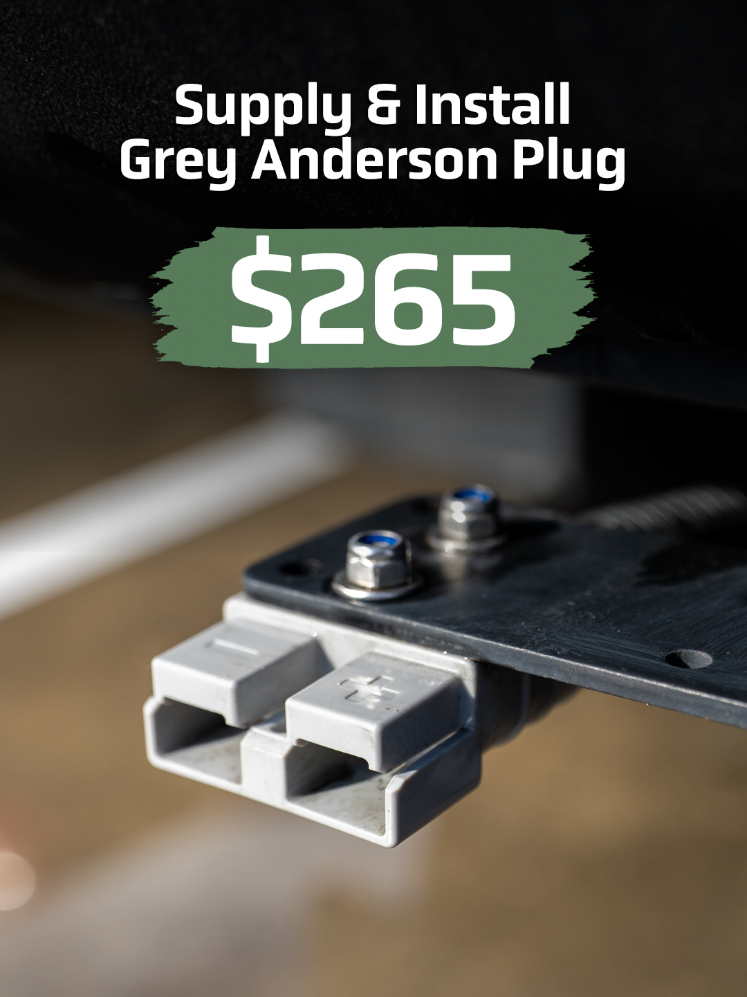 Supply & Install Grey Anderson Plug